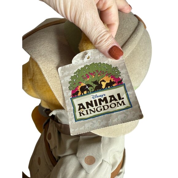 Disneys Animal Kingdom Winnie The Pooh Safari Plush 20" Tall - Picture 5 of 5